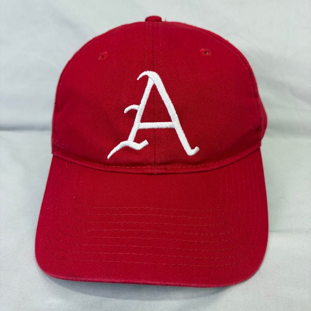 Signatures Baseball Cap Embroidered A Unisex OSFM Red Snapback Hat